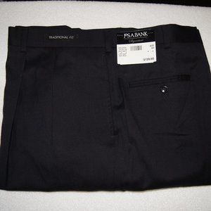 Jos A Bank Traditional Fit Pleated Pants